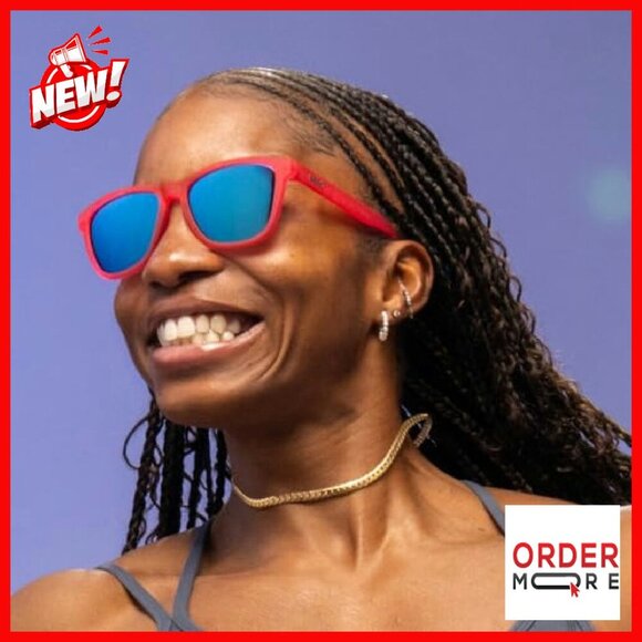 Polarized Sunglasses Medium Wayfarer UV400 No Slip No Bounce Polarized UV400 Sunglasses No Slip No Bounce Medium Fit main image 2